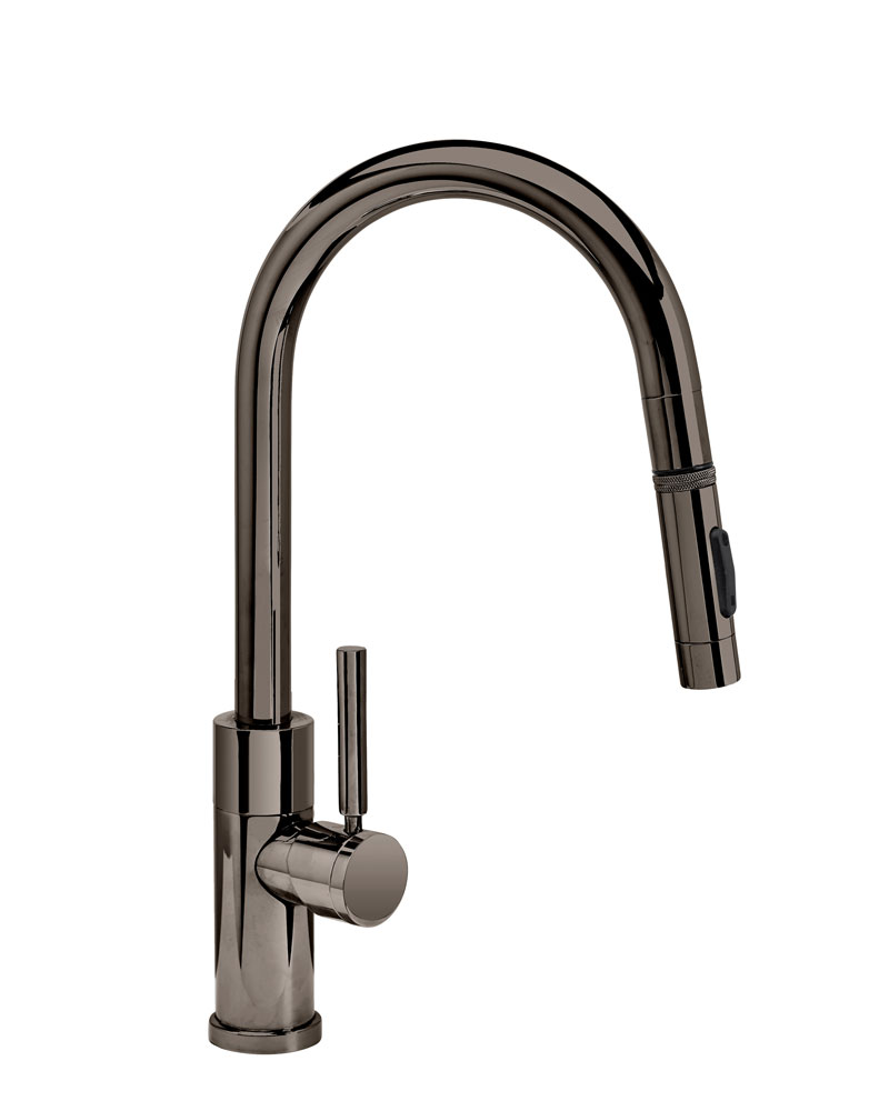 Waterstone Modern Prep Size PLP Pulldown Faucet Angled Spout Toggle