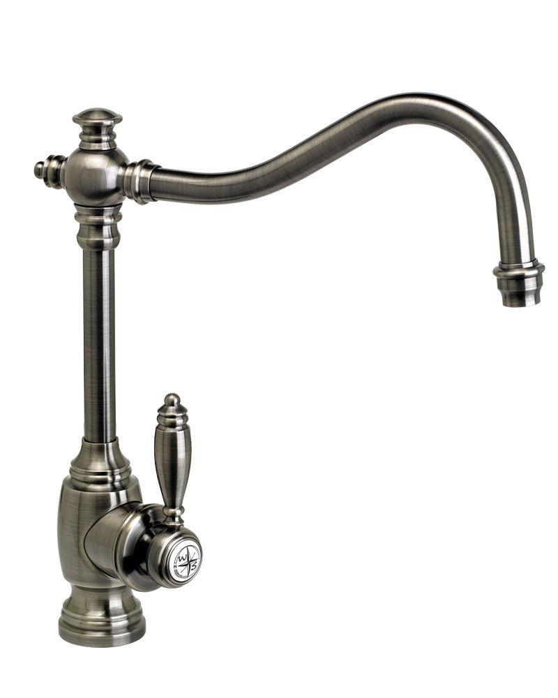 Satin Chrome Waterstone 4400-4-SC Annapolis Kitchen Faucet Single Handle with Pull Out Spray 